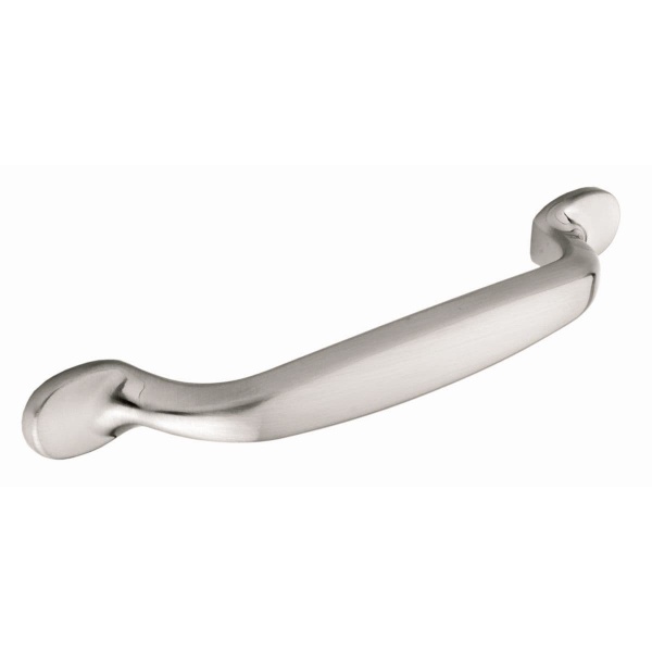 PORTLAND D Cupboard Handle - 96mm h/c size -BRUSHED STAINLESS STEEL EFFECT finish (PWS 1001/131SS)