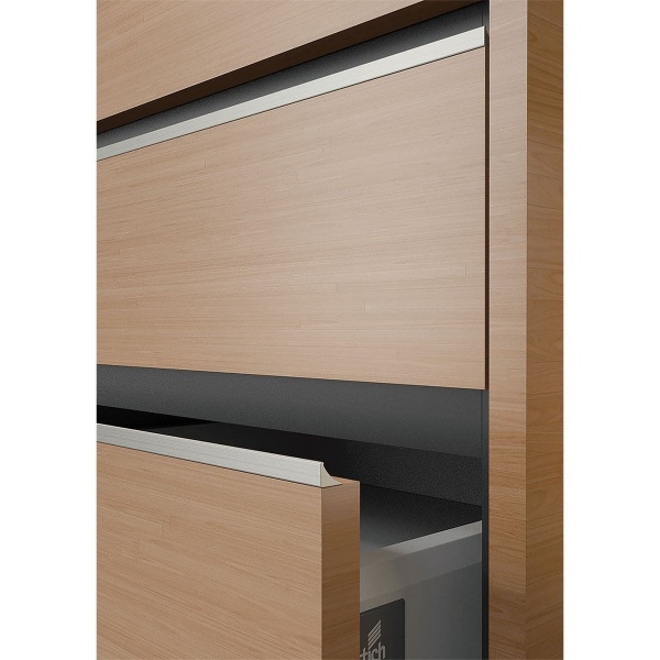 RIAZA PROFILE Cupboard Handle - 3 sizes - 3 finishes (HETTICH - New Modern)