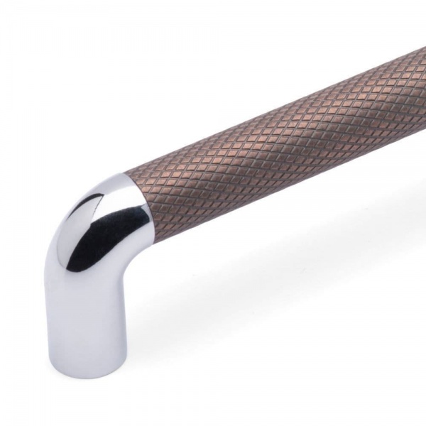 LANY KNURLED Rod Cupboard Handle - 2 sizes - 3 finishes (ECF FF12660/FF12620)