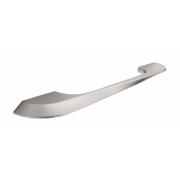 RYTON TWIST D Cupboard Handle - 160mm h/c size - BRUSHED S/STEEL EFFECT finish (PWS H861.160.SS)