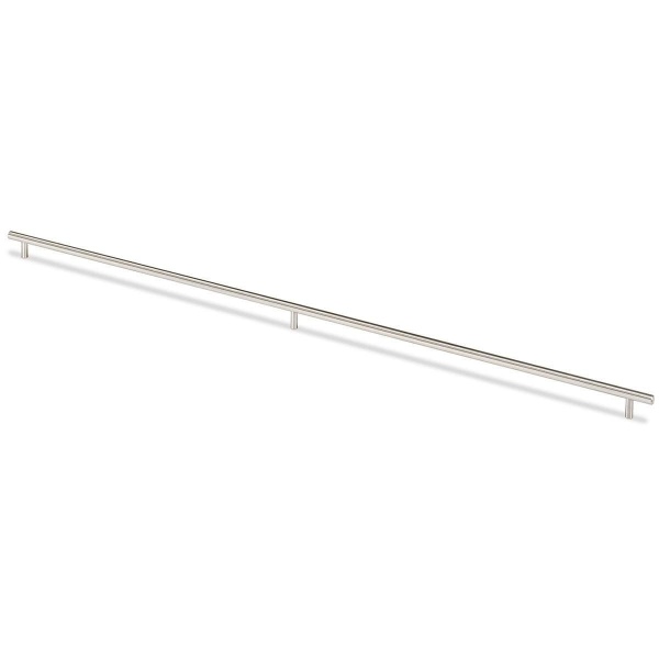 SALVIA 12mm dia T BAR Cupboard Handle  - 11 sizes - BRUSHED STAINLESS STEEL (HETTICH - New Modern)