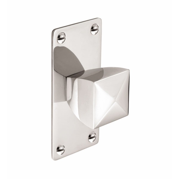 WELLINGTON SQUARE KNOB on BACKPLATE Cupboard Handle - 34mm x 34mm - 2 finishes (PWS K878/K879.34)