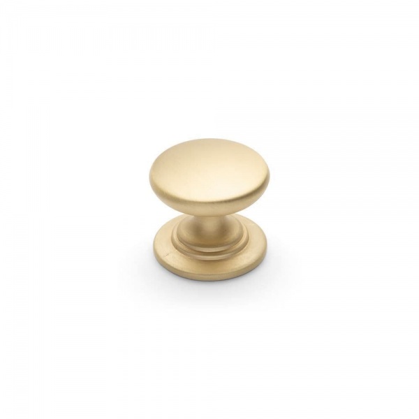 WINDSOR ROUND KNOB Cupboard Handle - 32mm or 38mm diameter - 7 finishes (ECF FF11300/FF11332)
