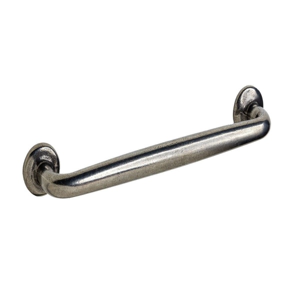 YEAL ROD D Cupboard Handle - 160mm h/c size - ANTIQUE PEWTER finish (PWS H1159.160.PE)
