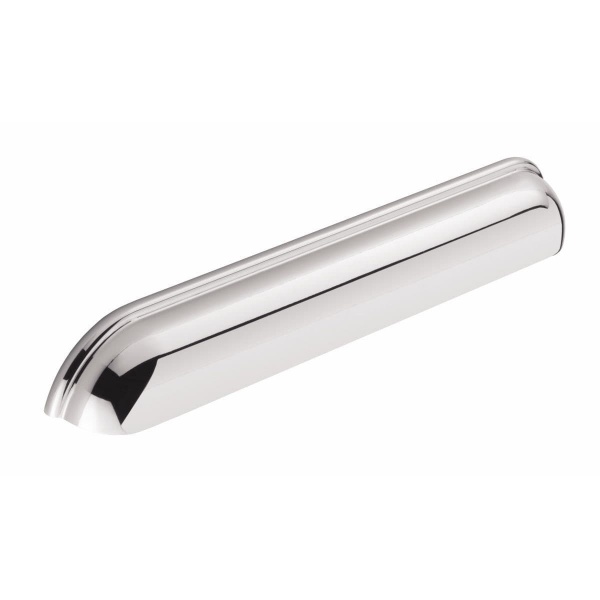 YORK ELONGATED CUP Cupboard Handle - 2 sizes - 2 finishes (PWS H1121.BN/H1121.CH)